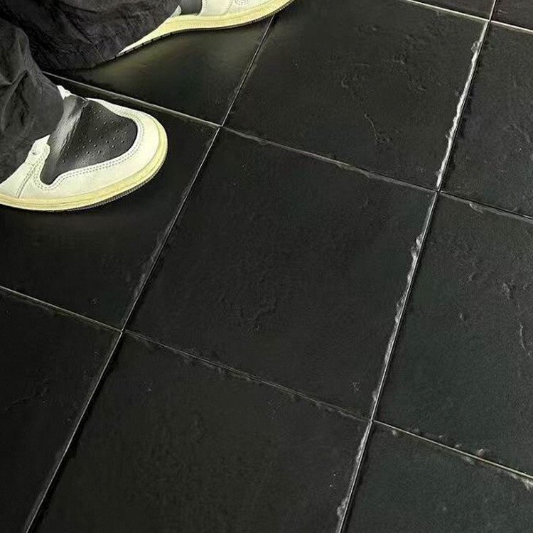 Black Lime Stone Tiles B&B Coffee Shop Covered with Antique Floor Tiles Bathroom Kitchen Wall Tiles Courtyard Balcony Non-Slip Tiles