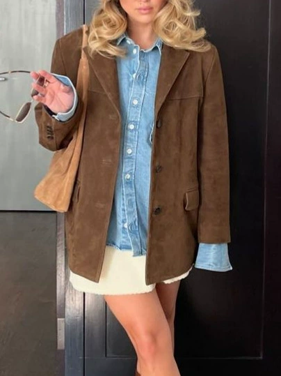 Плюшемод jacket для отдыха, американский стиль, европейский стиль, оверсайз