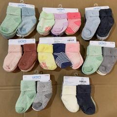 アメリカのcartrsカーター子供靴下秋冬アニメの毛輪は中筒の男女の赤ちゃんの靴下を厚くします。