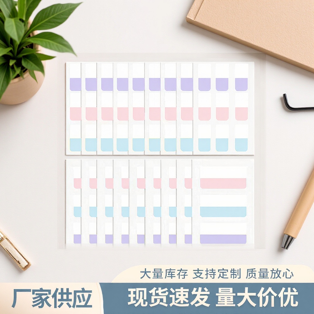 莫兰迪色便利贴学生办公手撕便签纸便携式手帐