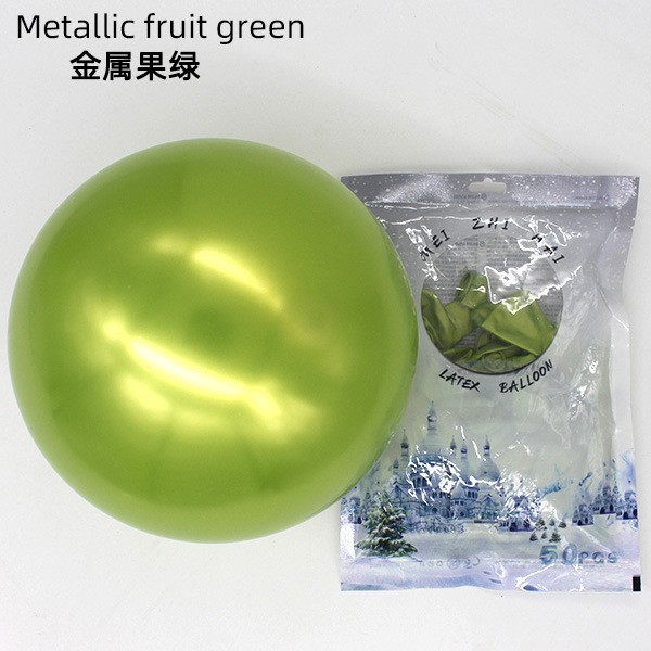 Globo mate personalizado de 10 pulgadas engrosado decoración de la sala de bodas decoración de la fiesta de cumpleaños globo de impresión de Navidad al por mayor