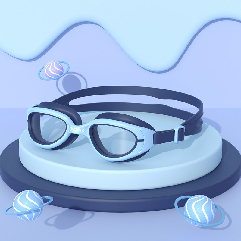 Gafas de Natación para Niños de 3-15 Años de PC Antiempañante