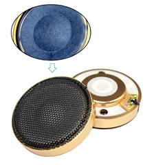 メーカー新型400ユーロ50mmユニット高品質hifiナノファイバーヘッドセット