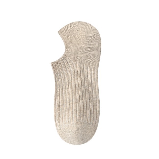 Calcetines de mujer primavera y verano delgados transpirables anti-bolas calcetines de algodón antideslizantes no caen calcetines invisibles al por mayor