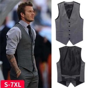 Foreign Trade Cross-border Suit Vest Men's Workwear Korean Men's Thin British Large Size Spring and Autumn Slim-fit Jacket Men's Suit