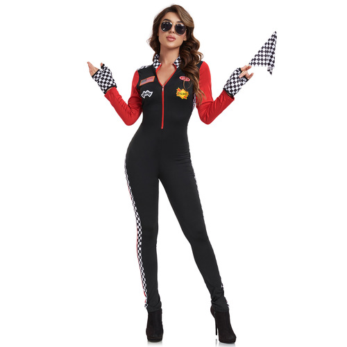 S-XXL Sexy baby cheerleading uniform Cheerleading uniform COS suit one-piece female racing suit F1 locomotive uniform
