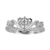 Taobao Tmall Hot Sell Romantic Crown Ring Inlays Diamond Crown Coronation Ring Source Personal Fashion Ring