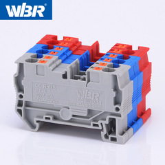 PT4 Push-in Spring Terminal Connector, Plug-and-Play 4MM2 Tool-Free Quick Connect Rapid Splicing Terminal Strip