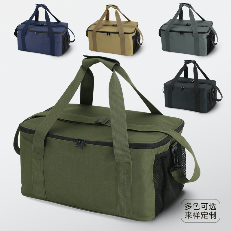 Outdoor Portable Camping Picnic Cassette Stove Storage Bag Waterproof and Tear-Resistant Multifunctional Handbag Mountaineering Bag