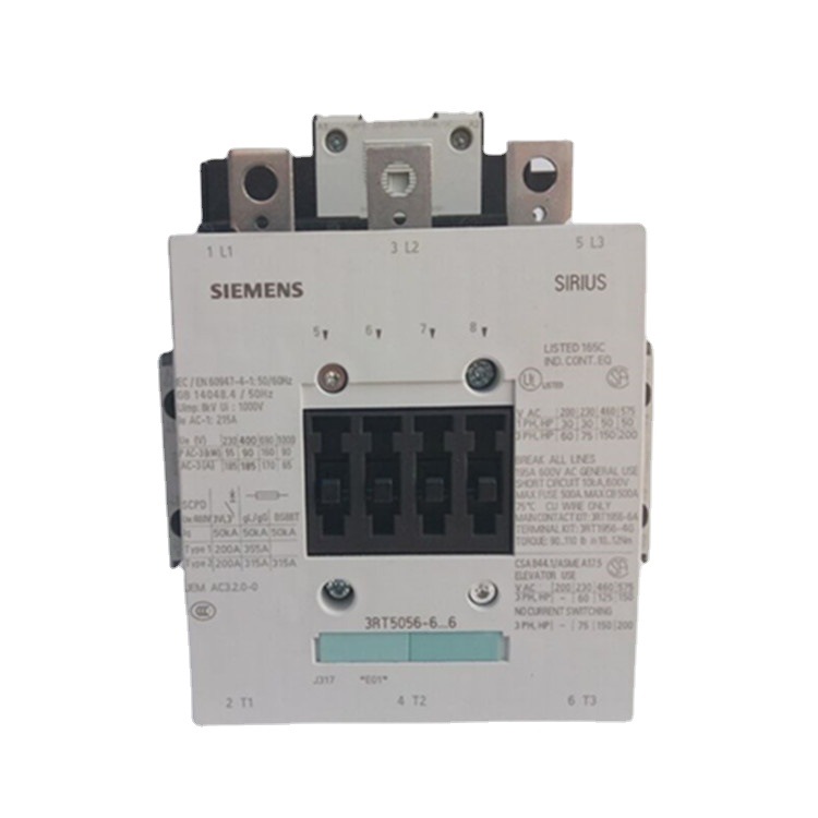 SIEMENS/西门子 接触器3RT5056-6AP36 185A AC/DC220-240V2NO+2NC