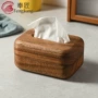 南美客厅实木桌面抽纸盒
