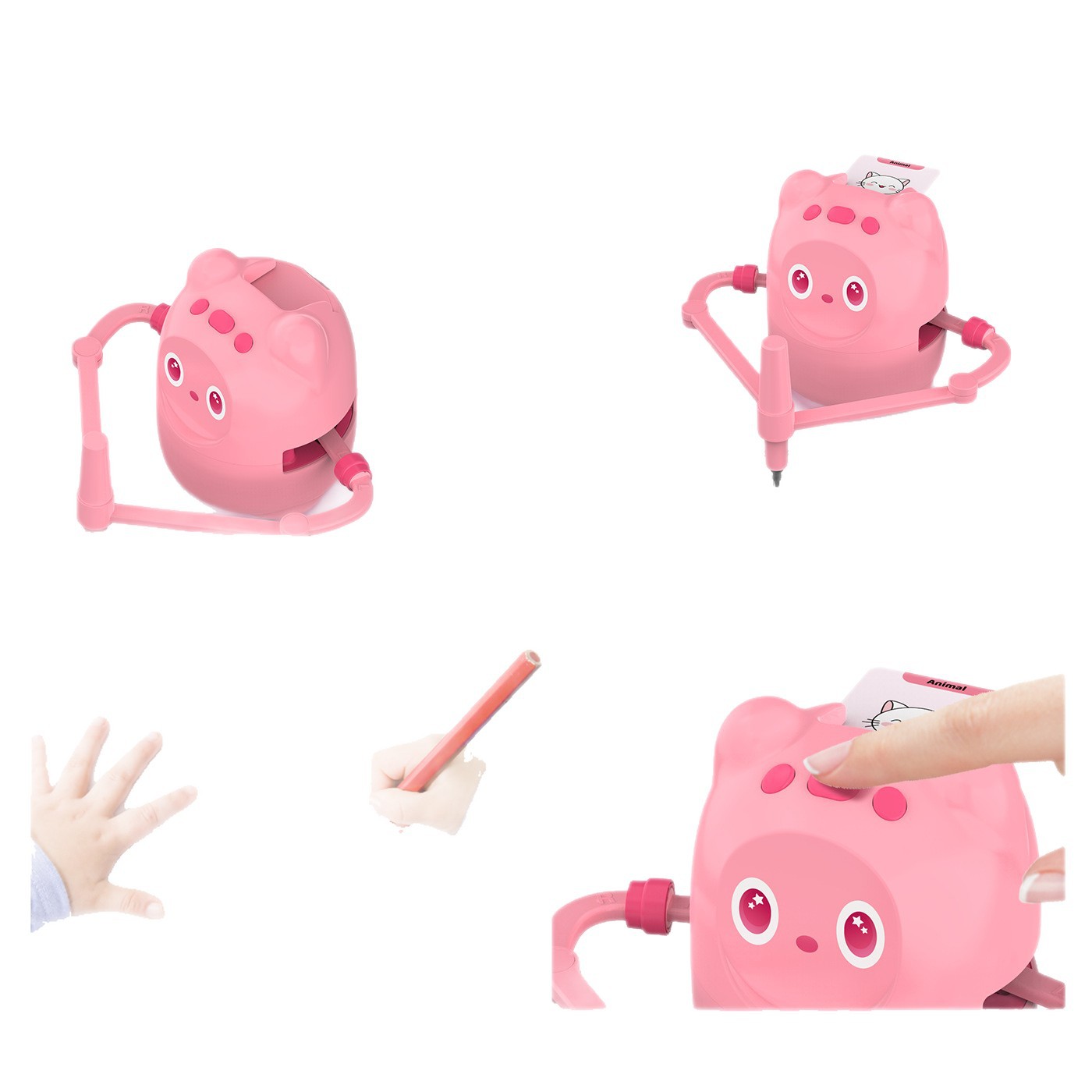 Robot transfronterizo de educación temprana para niños enseña a los niños a dibujar juguetes de dibujo inteligente educación de dibujo chino-inglés doble versión puzzle