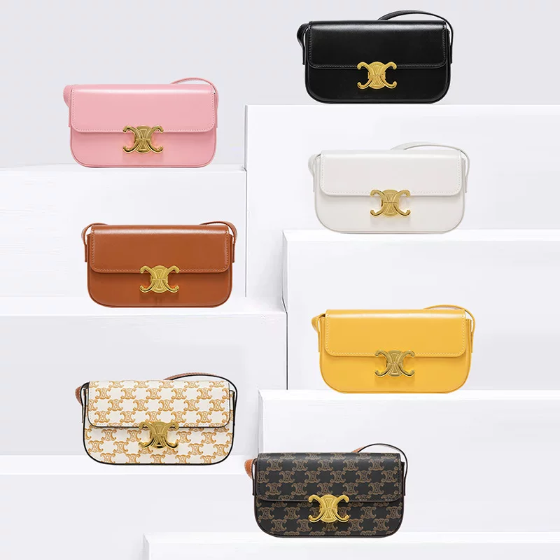 2025 год новый трендовый женский подмышечный мешок, однотонная тофу-сумка через плечо, одно плечо, маленькая квадратная сумка