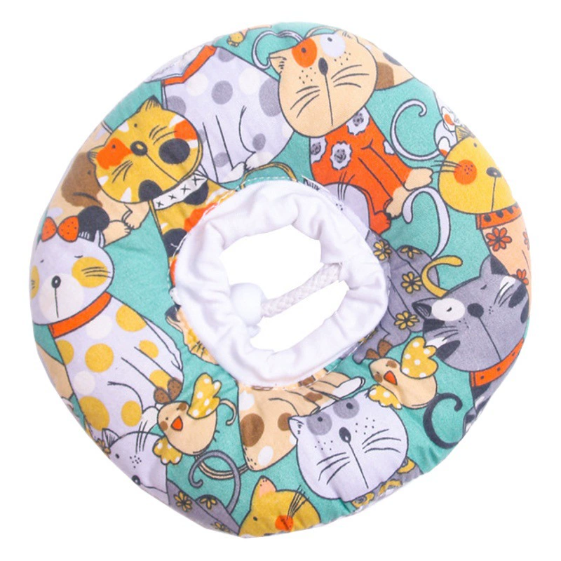 Домашнее животное кольцо Элизабет хомяк кролик Кошка Собака ошейник позор кольцо стерилизации воротник шеи крышка головы песок белое кольцо