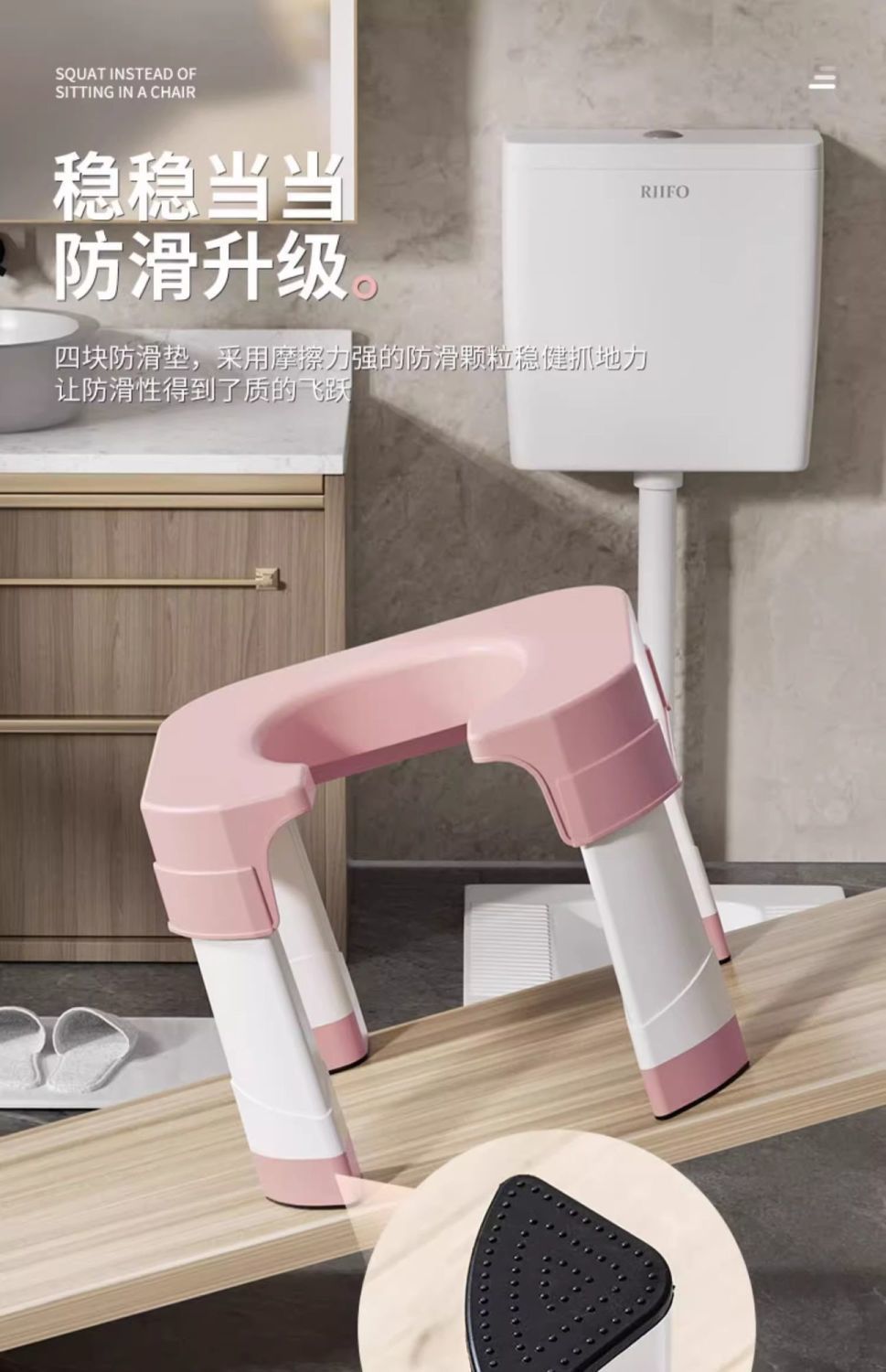 A simple squat toilet with a folding frame, a toilet stool for pregnant women and the elderly, and a cross-border toilet stool undefined