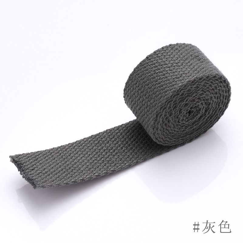 スポット卸売カラフルな無地ポリエステルウェビングベルトキャンバスバッグ荷物ショルダーストラップバンドル梱包ベルトアクセサリー