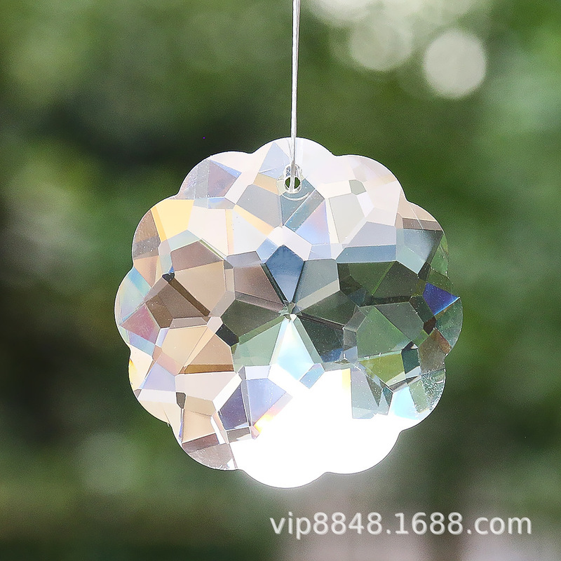 45 Mandala Sunflower K9 Glass Crystal Chandelier Wedding Hotel Rainbow Made Pendant Garden Decoration Pendant 45 Mandala Sunflower K9 Glass Crystal Chandelier Wedding Hotel Rainbow Made Pendant Garden Decoration Pendant