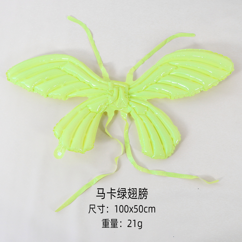 Ángel en línea mariposa alas globo de dibujos animados alas globo actividad temática jardín de infantes decoración extraña globo