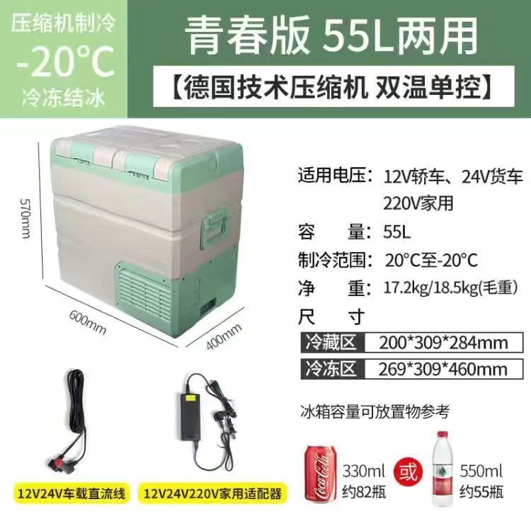 氷虎車載冷蔵庫圧縮機冷凍12V24V車家両用冷凍冷凍車トラック小型冷凍庫|undefined
