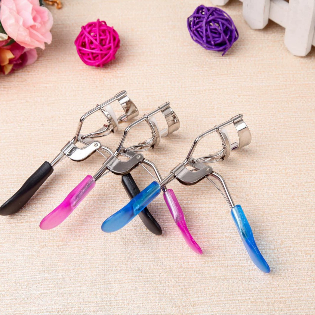 Пластиковая плоская ручка для завивки ресниц, вспомогательный инструмент для ресниц, инструменты для макияжа, производитель щипцов для завивки ресниц