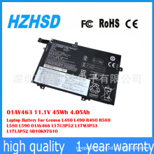 适用于联想 L490 L580 R580 01AV464 L17M3P53 笔记本电池01AV463