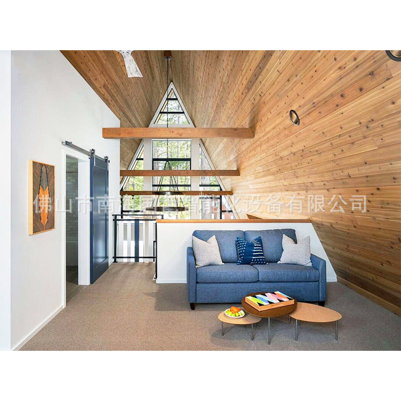 Scenic spot campamento Granja Manor casa móvil triángulo casa de madera anticorrosión estable camping B & B Hotel contenedor