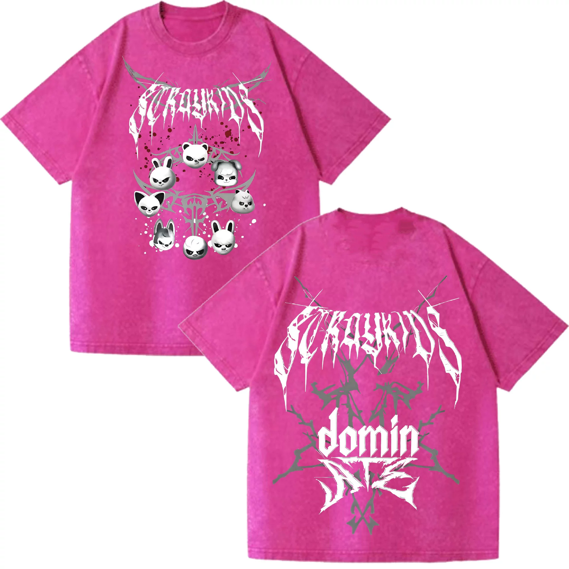 2025 год Bad Rap Independent Station Evil Skzoo Combination Peripheral Print Summer Short Sleeve
