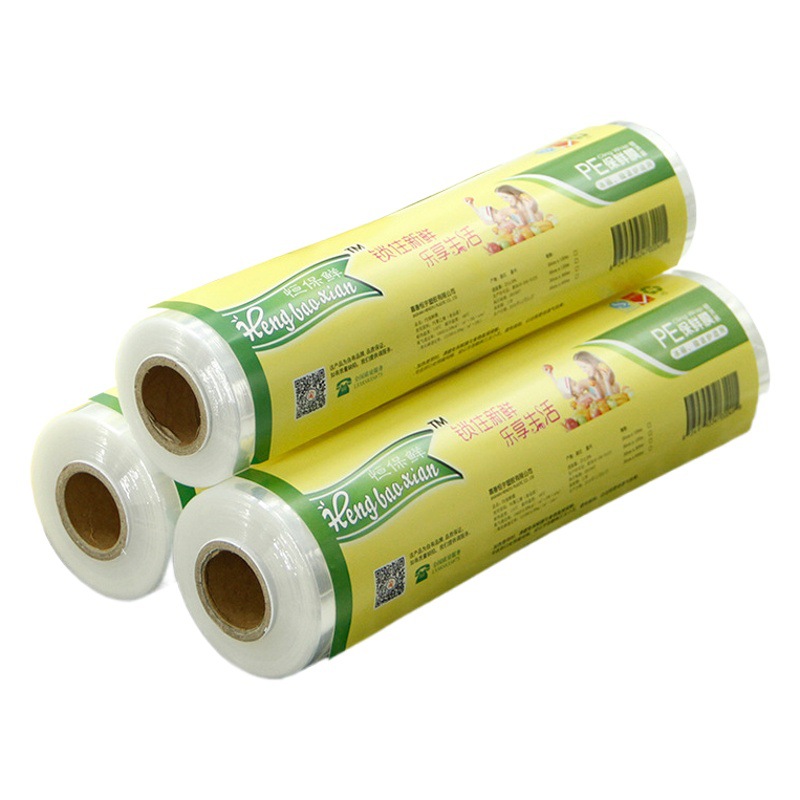 Película de Polietileno para Envolver Alimentos, Rollo Grande, Película Ajustada para Refrigeración del Hogar, Cocina, Salón de Belleza, Uso Comercial, Grado Alimenticio, Venta al por Mayor desde una Pieza