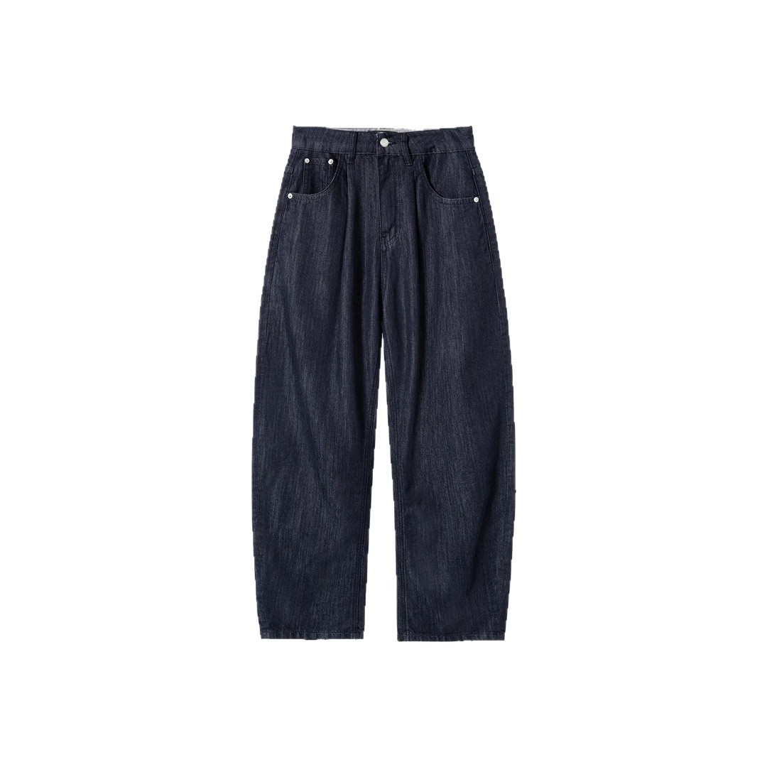 Machete para hombre, color primario, suelta, moda, pantalones casuales de mezclilla de todo fósforo, jeans de color sólido simples anticuados de todo fósforo