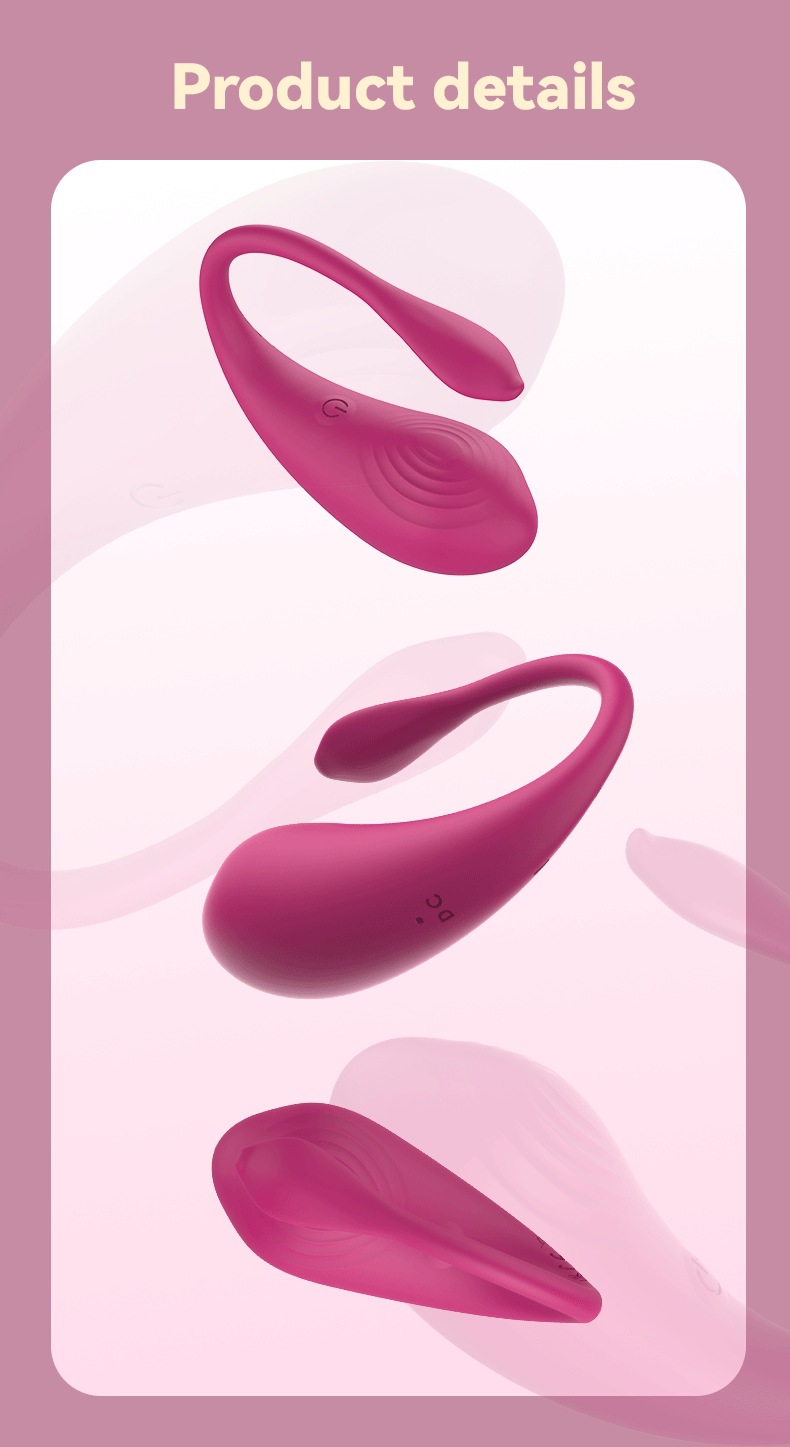 Vibrateur g-spot dauphin avec télécommande app connecté_voghion.com