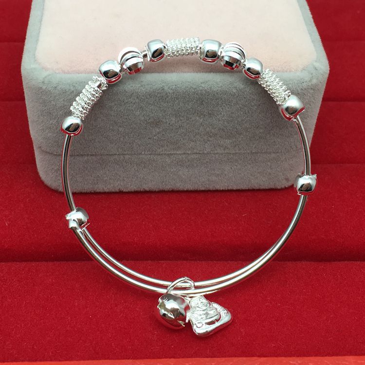 Yiwu Small Jewelry Wholesale Three-Section Spring Bracelet Push-Pull Bracelet Taobao Street Stall Exhibition Supply