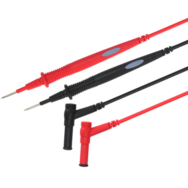 优利德通用表笔万用表钳形笔硅胶特尖测试线夹转接头兆欧表组合线