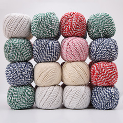 Factory straight hair 6 color bundling rope 1.5MM Zongzi thread Zongzi rope tied crab tag tied brown thread