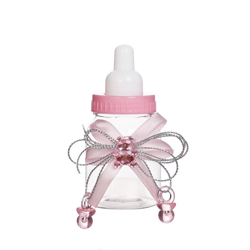 Botella de plástico mini botella de oso caja de botella de dulces bebé luna llena regalo de cumpleaños almacenamiento venta directa transfronteriza