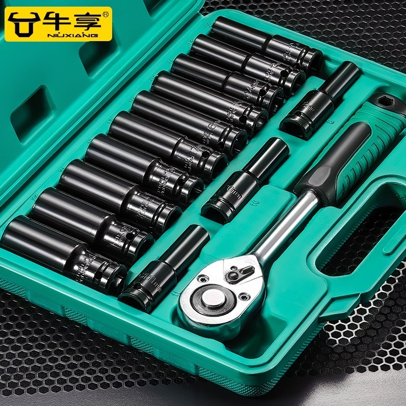 延長電動レンチスリーブセット電気レンチ内六角ツールセット大中小風砲スリーブヘッド|undefined