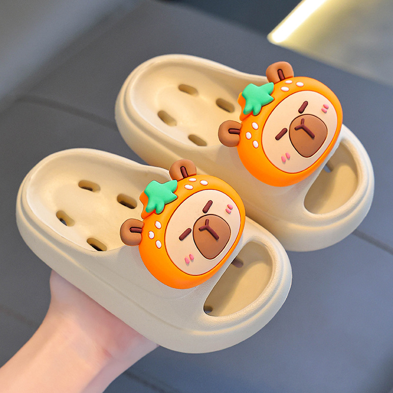 Verano niños fugas zapatillas frías antideslizantes para niños y niñas pedazos sensación de niños pequeños padres e hijos seco rápido para niños bañados zapatillas frías