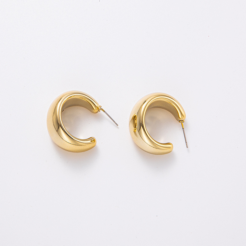 1 Paire Style Simple Géométrique Placage Arylique Des Boucles D'oreilles display picture 13