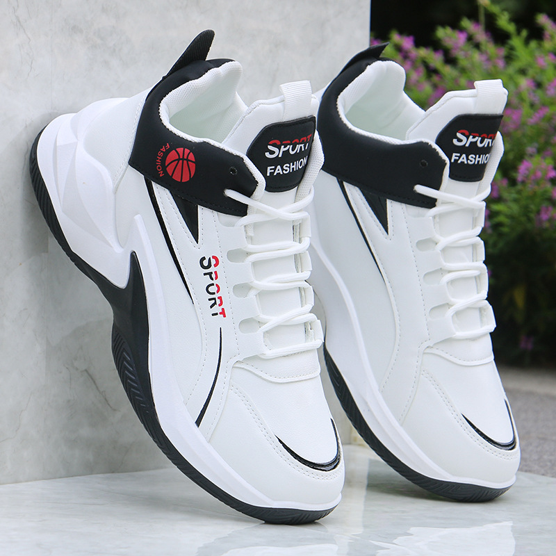 High-Top Men's Shoes Autumn 2025 New Mesh Sports Casual Sneakers Height-Increasing Basketball Student Versatile Dropshipping High-Top Men's Shoes Autumn 2025 New Mesh Sports Casual Sneakers Height-Increasing Basketball Student Versatile Dropshipping