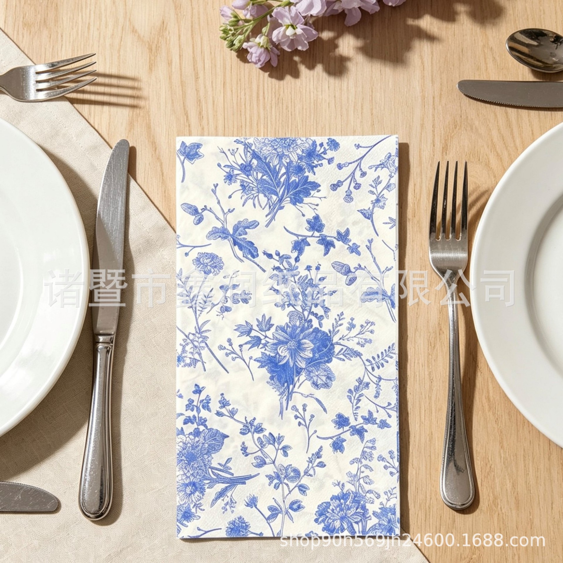 Blue blue and white 33*40cm 20 sheets per pack