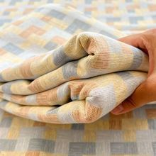 超厚老粗布床单单件防滑被单学生宿舍床单单人双人三件套