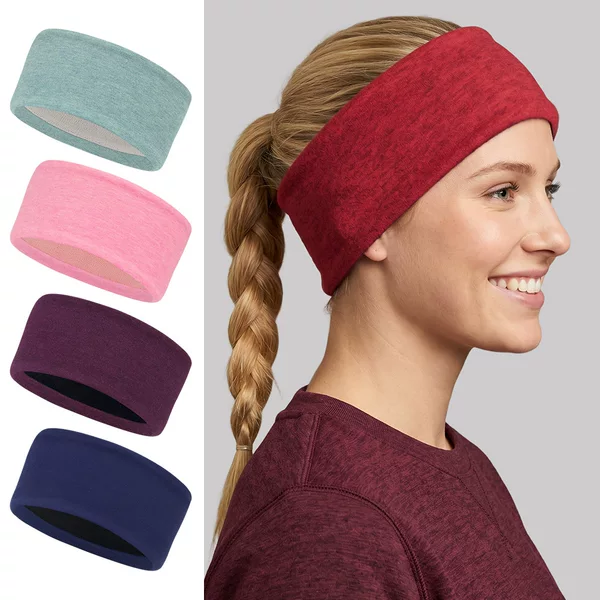 Guanyu Autumn and Winter Thickened Headband, Double-Layer Thermal Retention, Unisex Outdoor Skiing, Cycling, Running Sports Headband