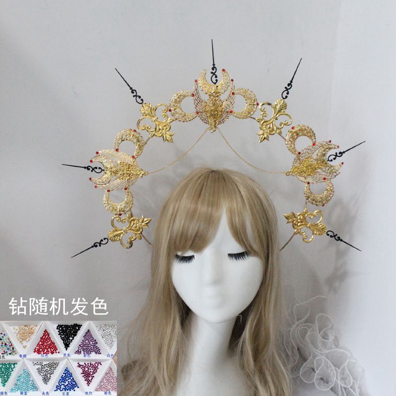 Diy hecho a mano apertura Lolita corona material paquete hecho a mano foto gótico retro joyería combinación Accesorios