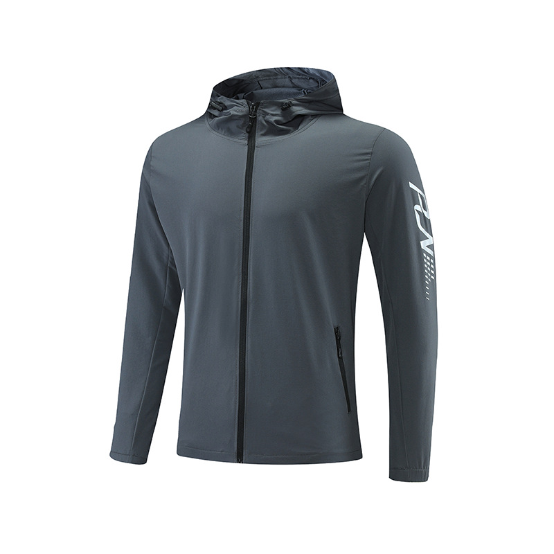 2022 Otoño Nueva chaqueta de los hombres de moda casual de cuello alto ropa superior chaqueta de los hombres de la capa impresa LOGOTIPO