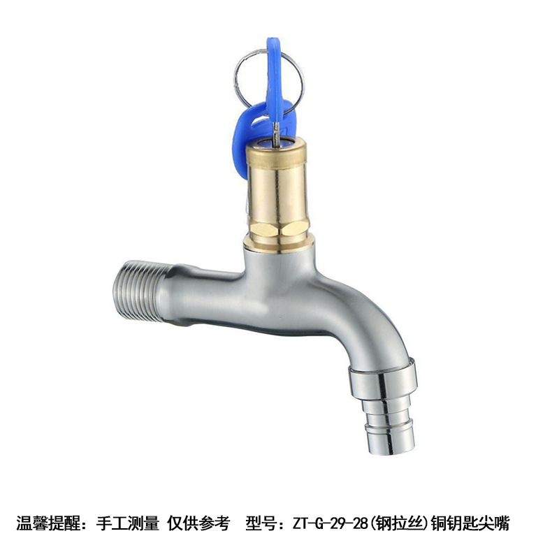ZT-G-29-28(钢拉丝)铜钥匙尖嘴
