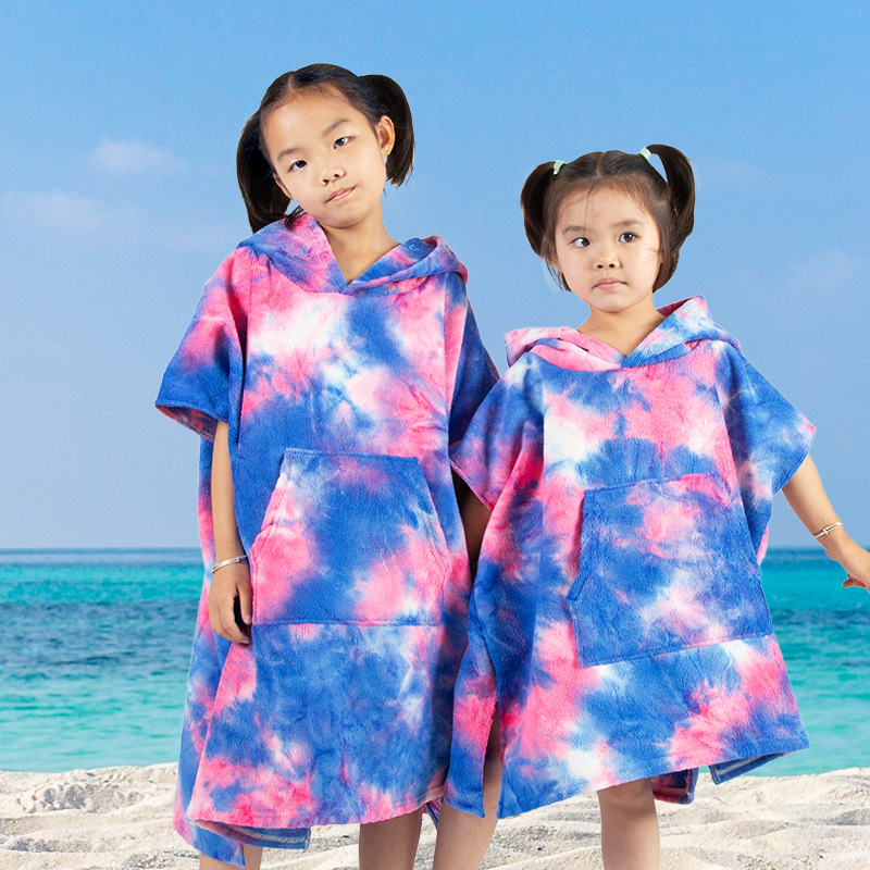 Capa de secado rápido, cambio de ropa, albornoces, felpa de microfibra, capa de playa para adultos, surf en la playa, natación, toalla de baño cálida