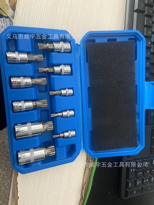 メーカーの新しい 3/810PC クロムバナジウム鋼プレスバッチスリーブツールセット小型機械修理自動車修理/家庭用ツールセット|undefined