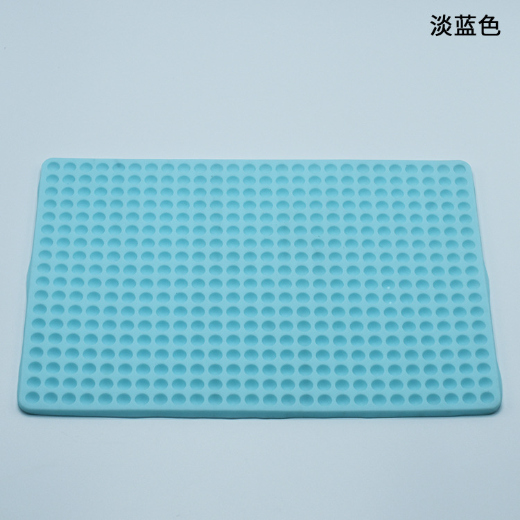 Agujero redondo estera barbacoa cocina del hogar utensilios de hornear de Silicona Placemat escurrir el aceite herramienta de drenaje horno microondas estera del horno