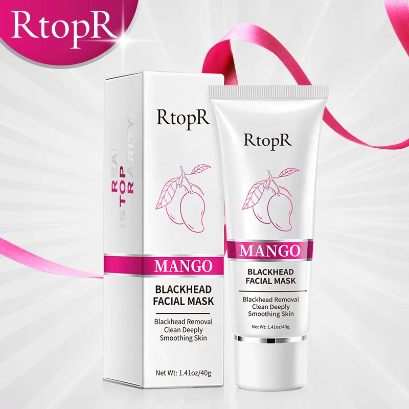Facial Mask (RtopR) Mango Blackhead, 40 g — Pore Cleansing & Skin Smoothing