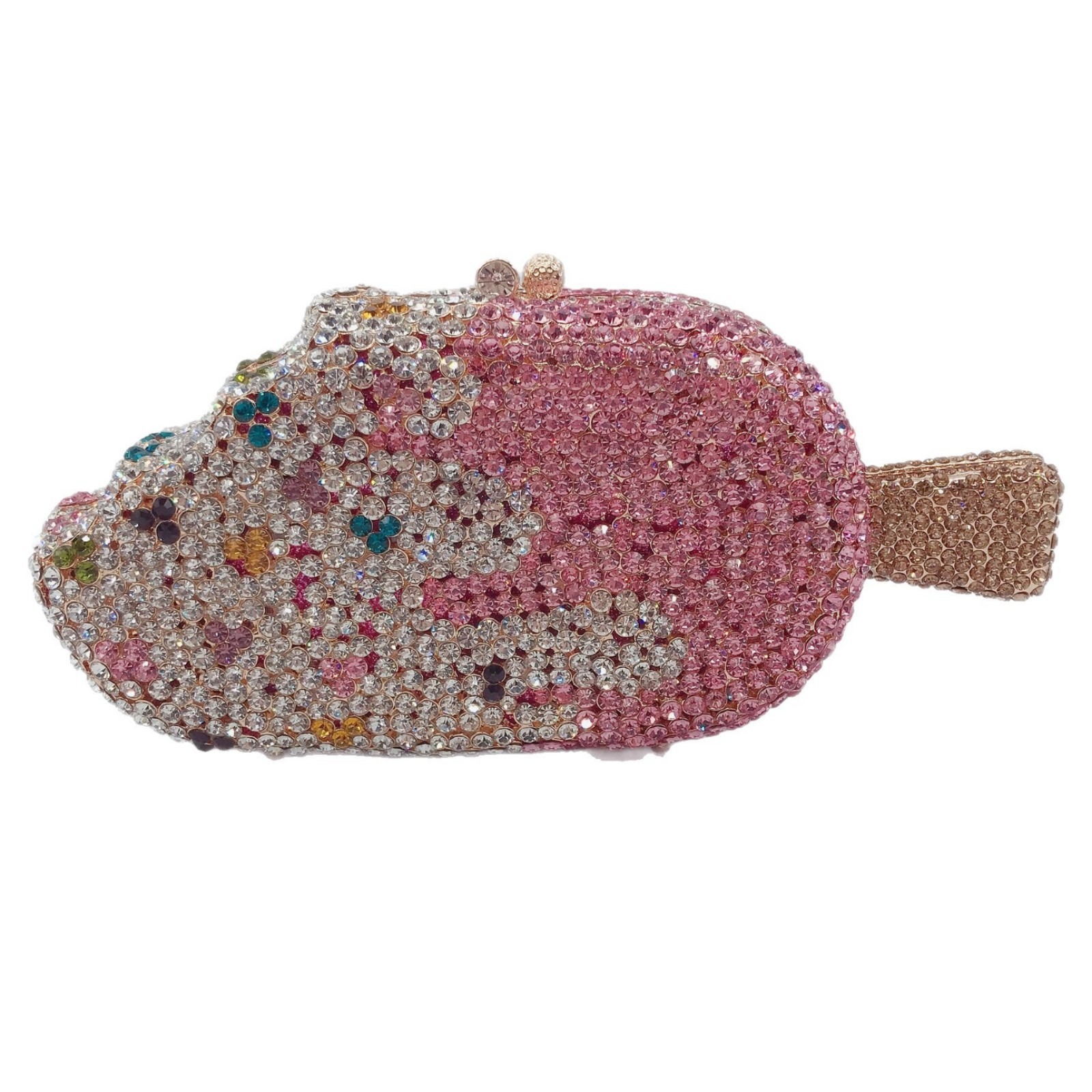 Popsicle bolso helado helado bolso de cena con bolso de diamante bolso de joya bolso de banquete europeo y americano