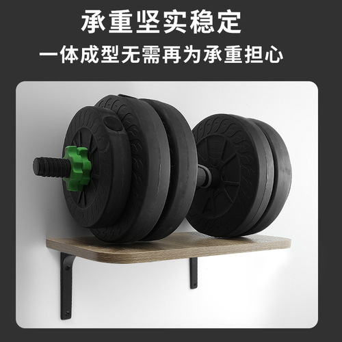 Kashuo triangle bracket shelf support fixed iron rack storage rack wall partition 90 degree curved right angle load-bearing